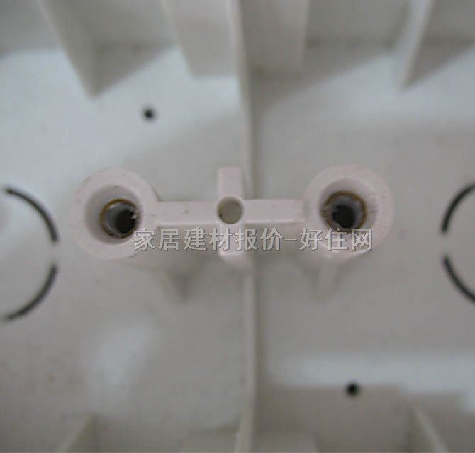 貴麗底盒(接線盒) PVC 176mm×86mm×50mm×雙盒