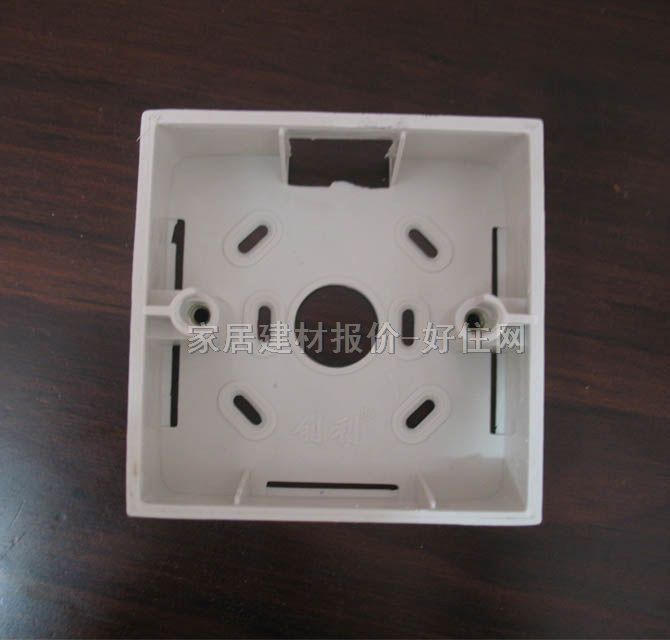 創(chuàng)利底盒(接線盒) PVC 86mm×86mm×32mm×單盒
