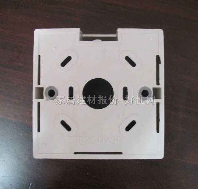 創(chuàng)利底盒(接線盒) PVC 86mm×86mm×32mm×單盒