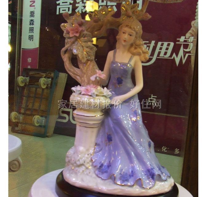 華麗臺燈 GN9849 高未知cm 現(xiàn)代流行 布藝燈罩 陶瓷燈架