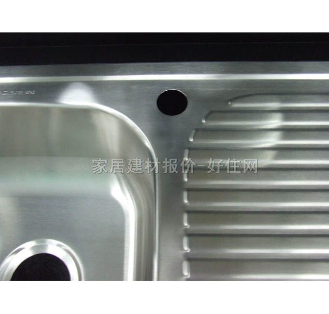 威捷朗廚盆水槽星盆 方盆不銹鋼780×480×180mm淋水板SP7848S1A 單盆