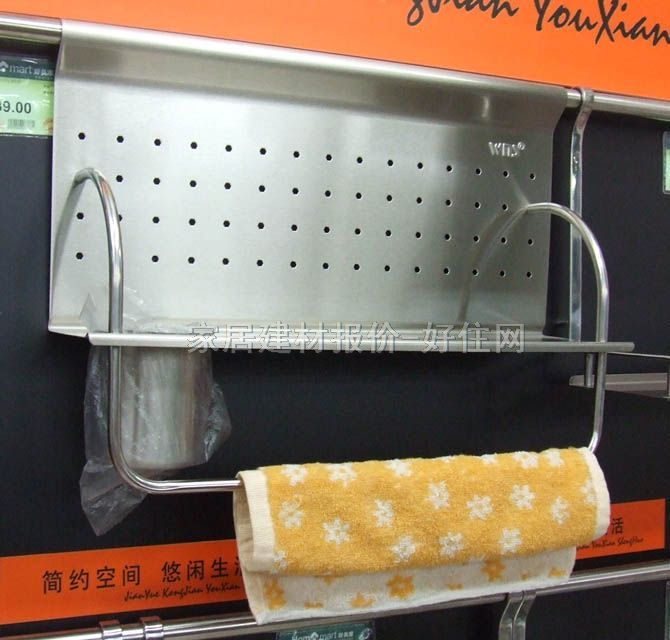 萬能士廚衛(wèi)置物架 434×125×285mm 單桶調(diào)味架GY510 1層