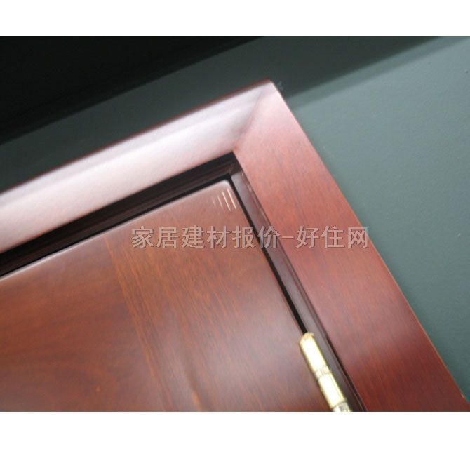 鴻福原木實(shí)木門 紅櫻桃YM002(掩門系列) 訂做