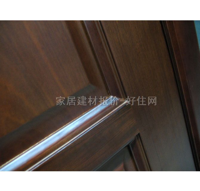 鴻福原木實(shí)木門 紅櫻桃YM002(掩門系列) 訂做