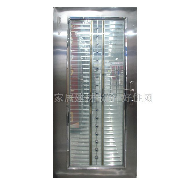 鴻福不銹鋼門 單開式新三類花架A190(無縫) 訂做