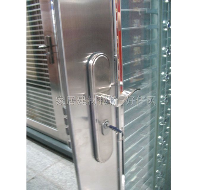 鴻福不銹鋼門 單開式新三類花架A190(無縫) 訂做