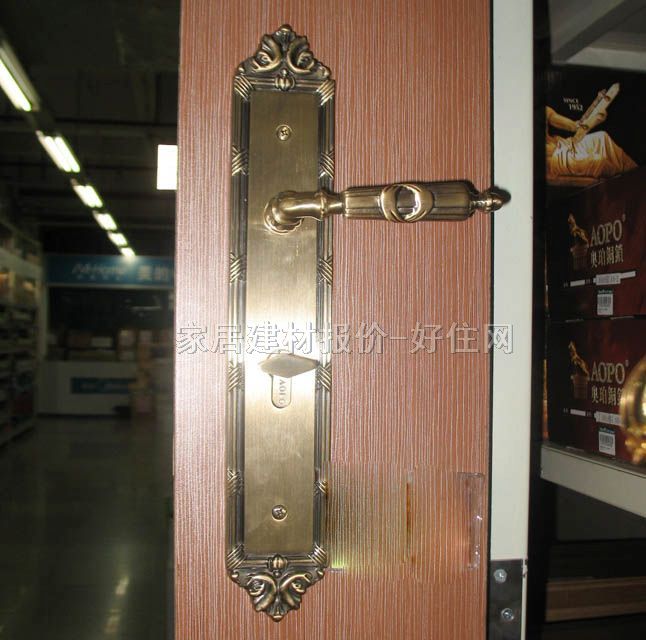 奧珀木門鎖 米蘭R918 AB-2 45mm-55mm 紅古銅 執(zhí)手鎖 紅古銅色