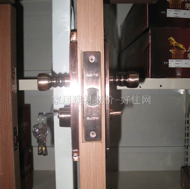 奧珀木門鎖 C999 AC 45mm-55mm 紅古銅 執(zhí)手鎖 紅古銅色