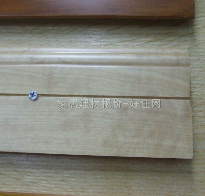 鴻基木地板踢腳線 實木地腳線楓木 2100mm×85mm×厚15mm