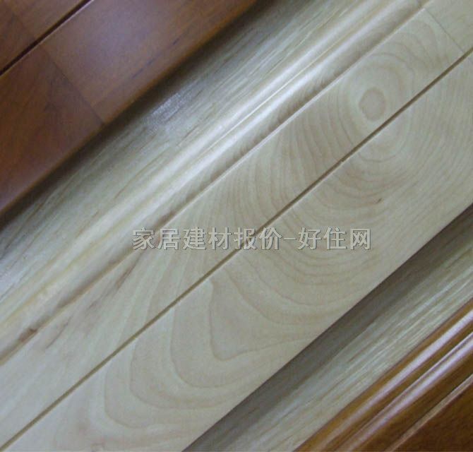 鴻基木地板踢腳線 實木地腳線楓木 2100mm×85mm×厚15mm