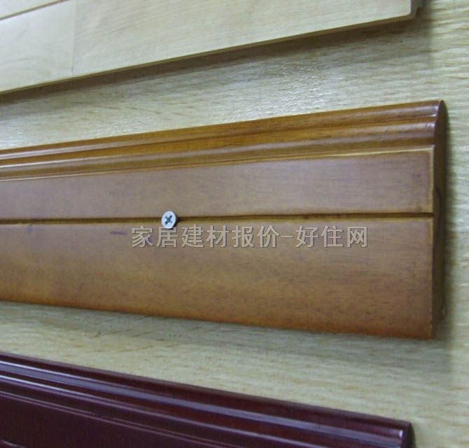 鴻基木地板踢腳線 實(shí)木地腳線摘亞木 2100mm×85mm×厚15mm