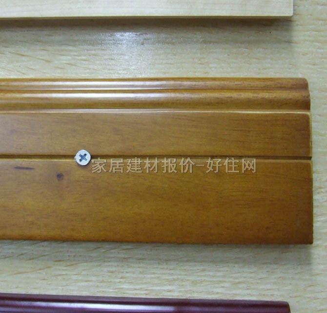 鴻基木地板踢腳線 實(shí)木地腳線摘亞木 2100mm×85mm×厚15mm