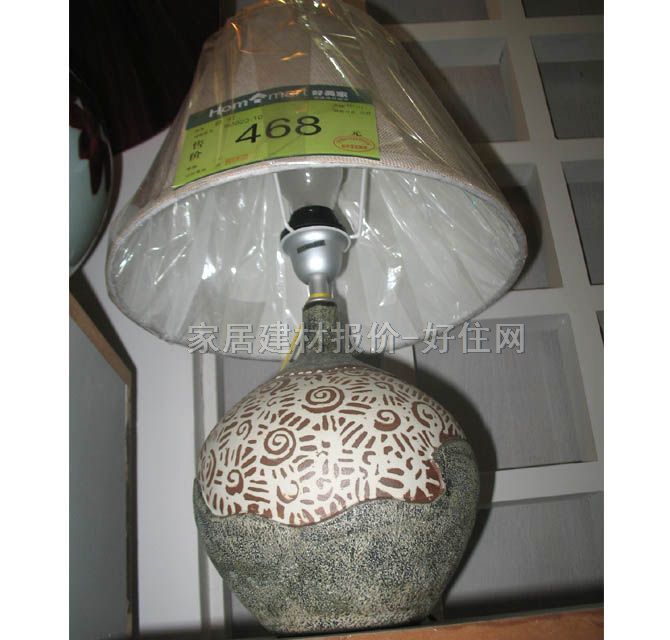 百棟臺(tái)燈 60923-10 高未知cm 傳統(tǒng)古典 布藝燈罩 陶瓷燈架