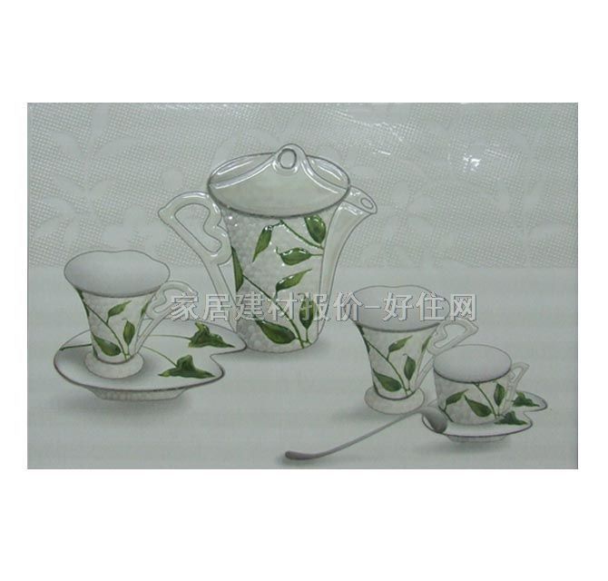 歐美墻面磚 拋光磚淺灰色餐具圖案EA4359W 300mm× 450mm