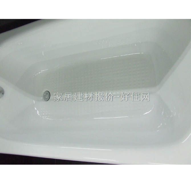 法恩莎普通浴缸 單人壓克力單群缸F1351Q 1350mm×750mm×高460mm