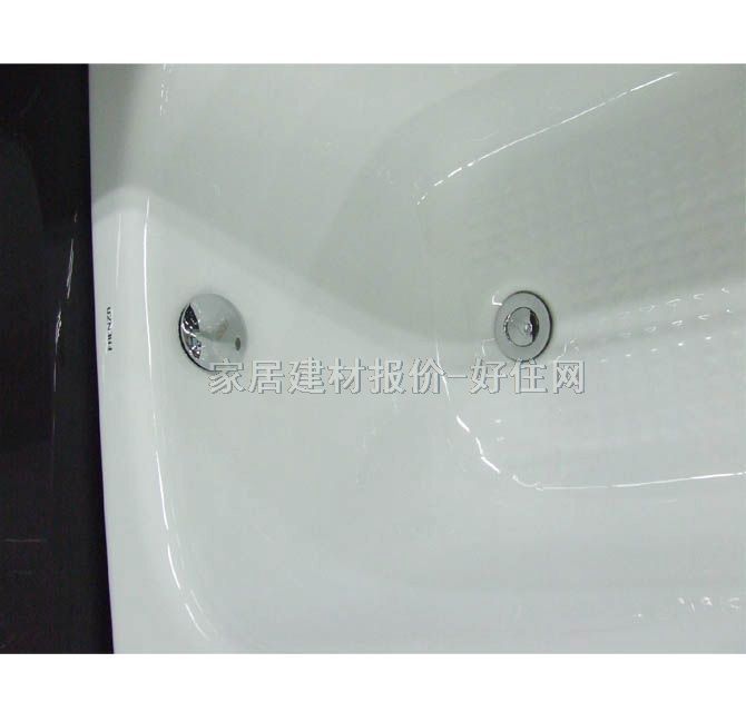 法恩莎普通浴缸 單人壓克力單群缸F1351Q 1350mm×750mm×高460mm