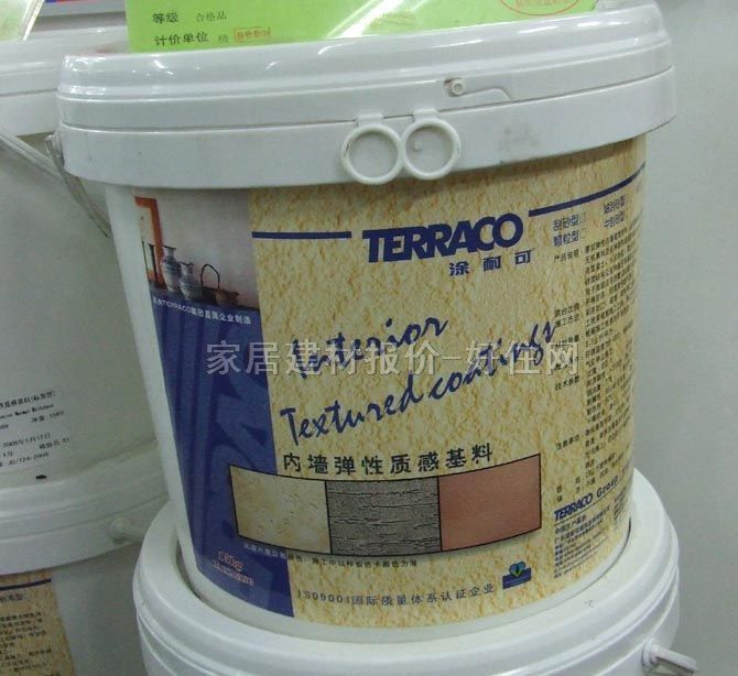 涂耐可藝術(shù)涂料 內(nèi)墻彈性質(zhì)感基料(刮砂型) 15kg 各種紋理圖案