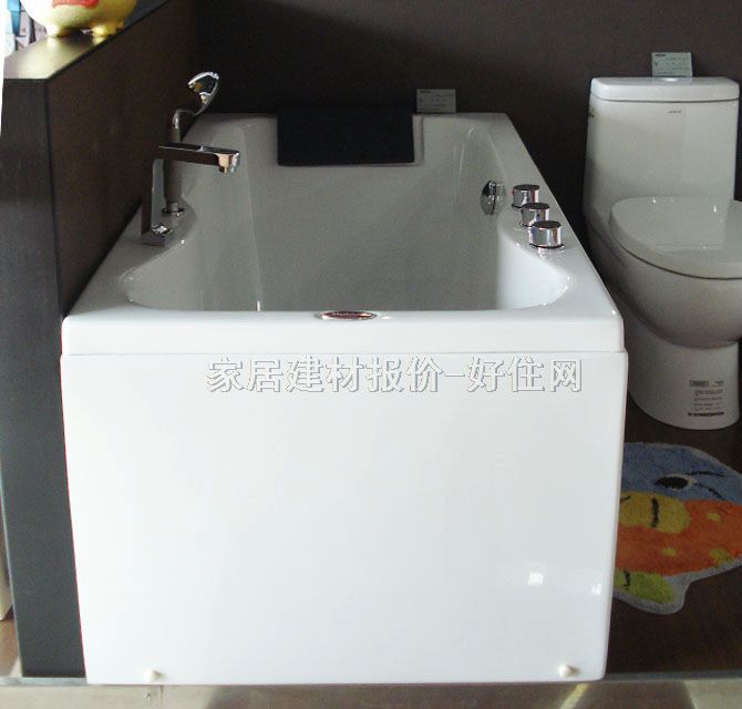 箭牌按摩浴缸 五件套浴缸AW002ASQ 1500mm×800mm×高660mm