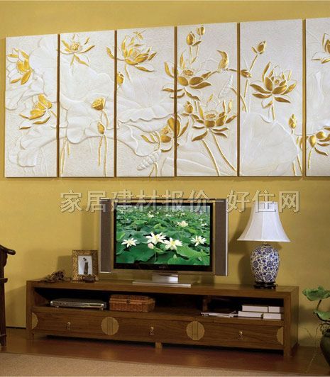 BOBU魔塊背景墻 渥勒·荷花 1.94M×1.77M 4塊