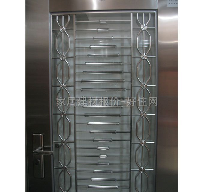 如意精鋼不銹鋼門(mén) 單開(kāi)式JG2216二類(lèi)花 訂做