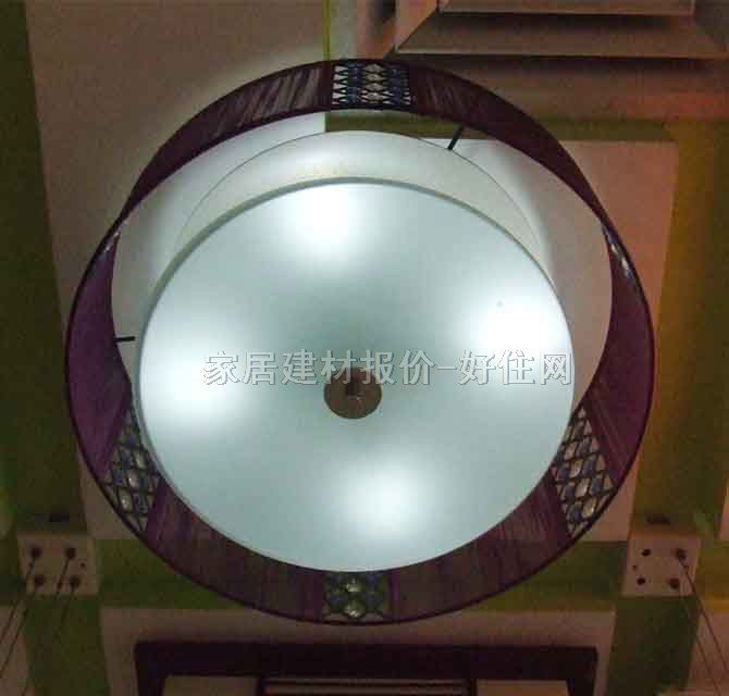 雷士吸頂燈 臥室吸頂燈NSX1099 圓形 Φ400mm×170mm高 現(xiàn)代流行風(fēng)格 彩色布藝