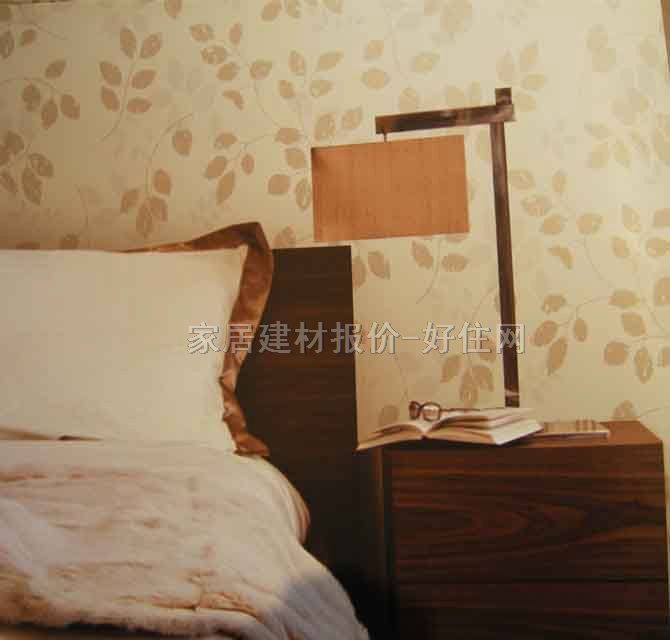 Dellago墻紙 金色樹葉 寬530mm×長10米 葉紋 金色