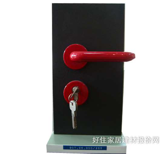 山井木門鎖 尼龍樹(shù)脂 907.36 45mm-55mm 尼龍樹(shù)脂 執(zhí)手鎖 紅色