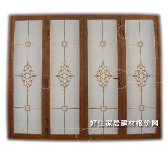 柏麗美家鋁合金門 折疊式QIYI11 2000×600mm