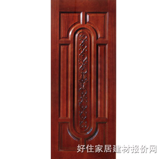 粵都復(fù)合(工藝)木門(mén) 金絲柚木門(mén) YD-110C 2000×800mm